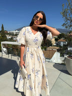 Blossom Grace Midi Dress