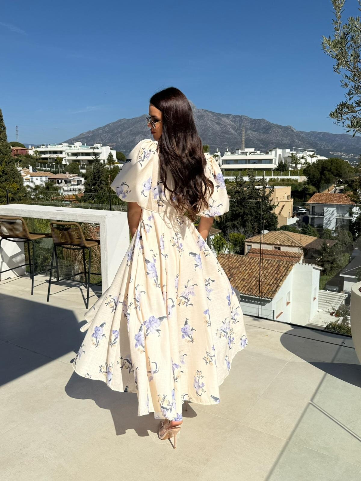 Blossom Grace Midi Dress