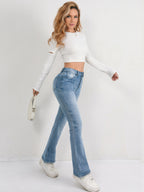 Skyline High-Rise Bootcut Jeans