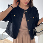 Classic Blue Denim Utility Jacket