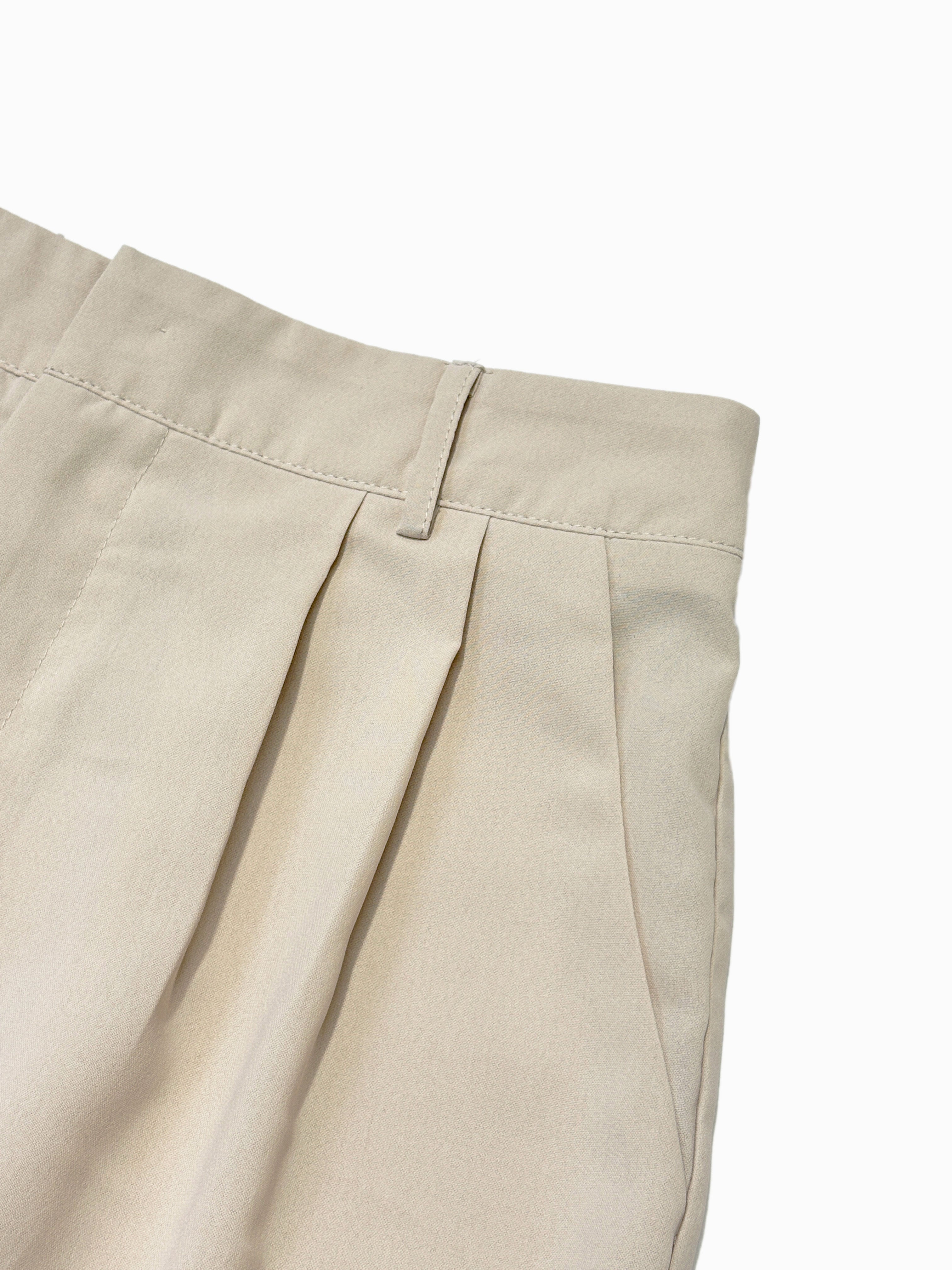 Coastal Calm High-Waist Trousers