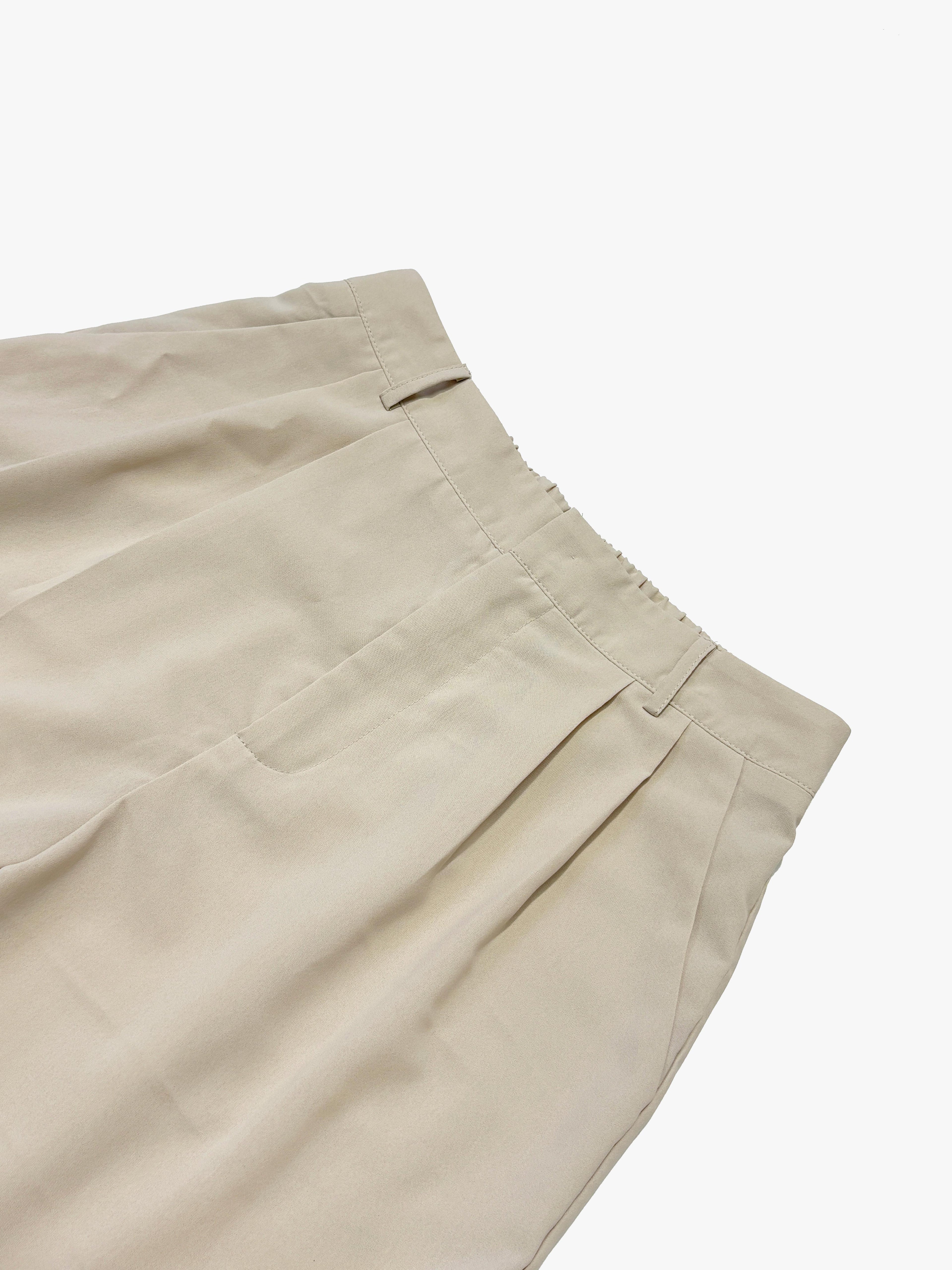 Coastal Calm High-Waist Trousers