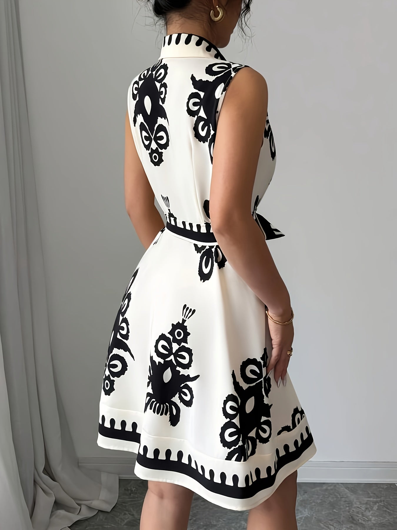 Monochrome Muse Dress